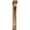 Ekena Millwork Legacy Slat Smooth Bracket w/ Offset Brace, Western Red Cedar, 5 1/2"W x 40"D x 40"H BKT0604X40X40LEC06SWR - alternate 4
